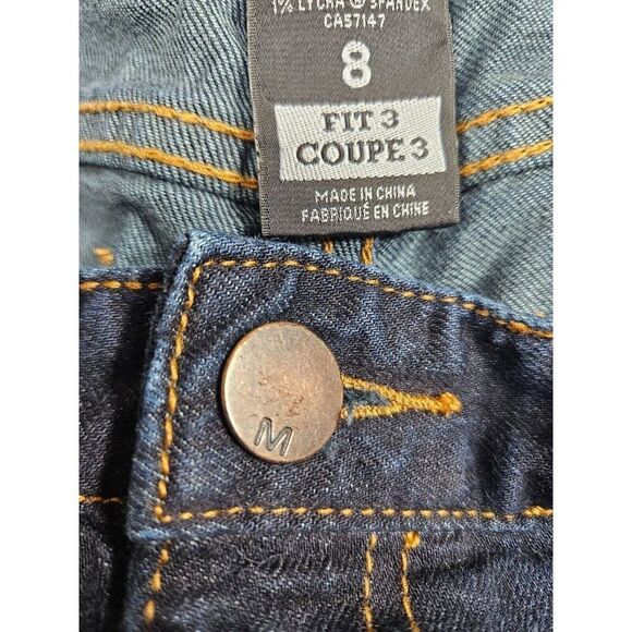 (3/$35) Mossimo Size 8 Pockets Ankle Skinny Fit 3 Premium Denim Blue Jeans - Picture 5 of 12